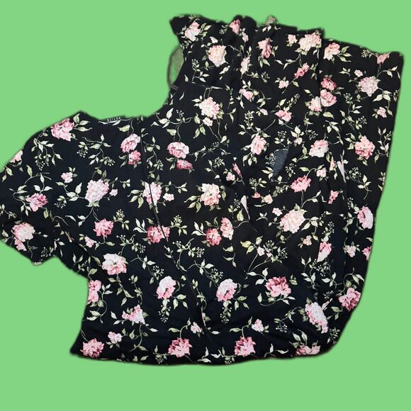 Size 10P Vintage Fashion Bug Floral Dress - Picture 2 of 3